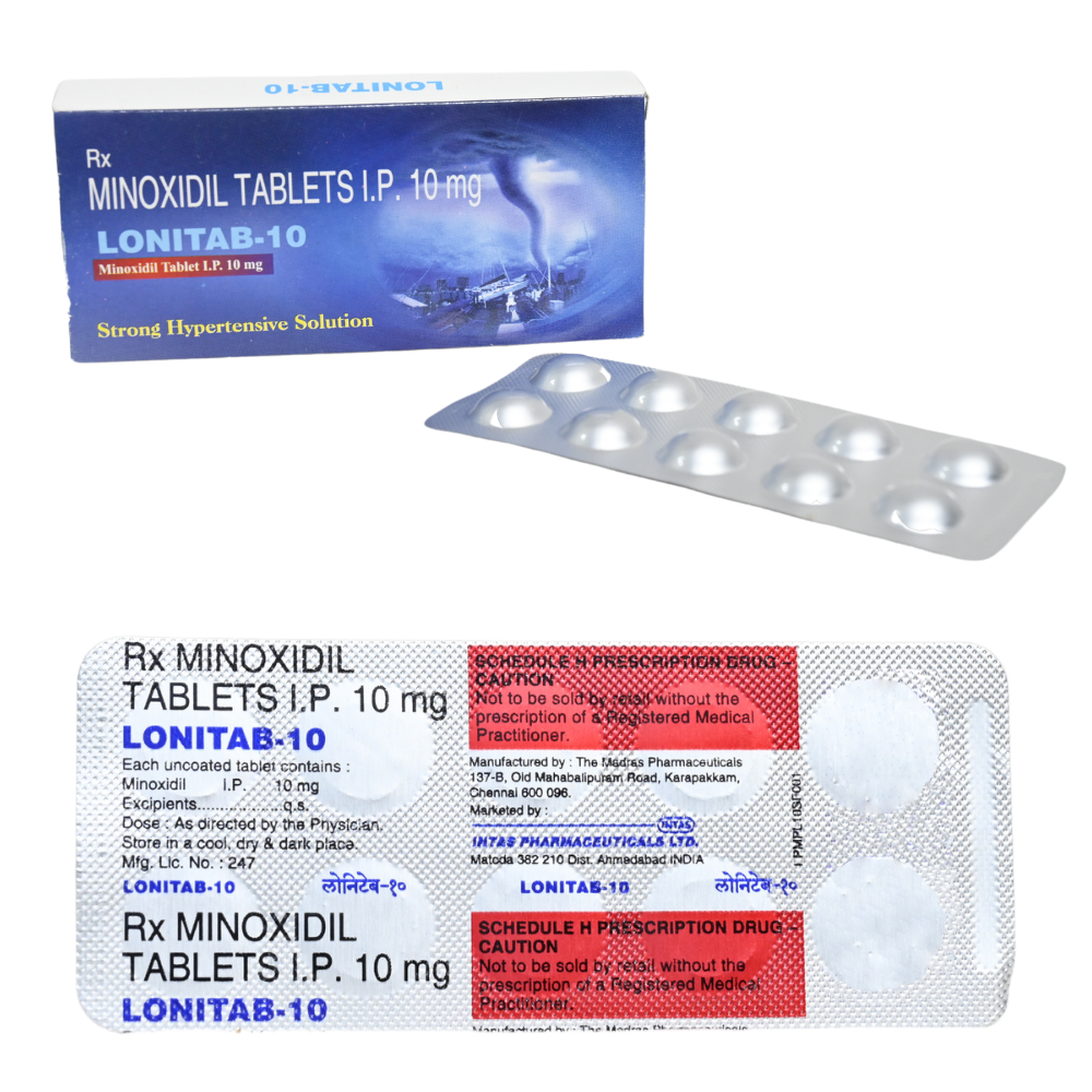 Oral Minoxidil 10mg tablets For Hair Loss