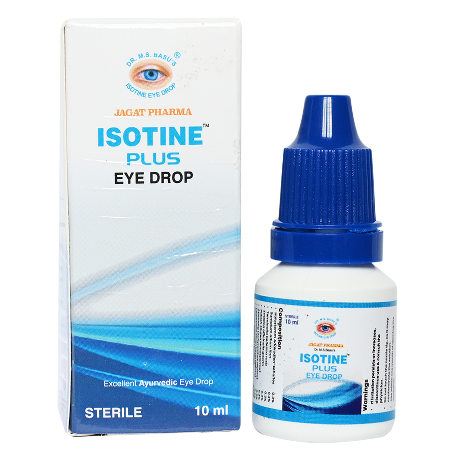 Isotine plus Cataract Herbal Eye Drops Glaucoma Non-Carnosine NAC