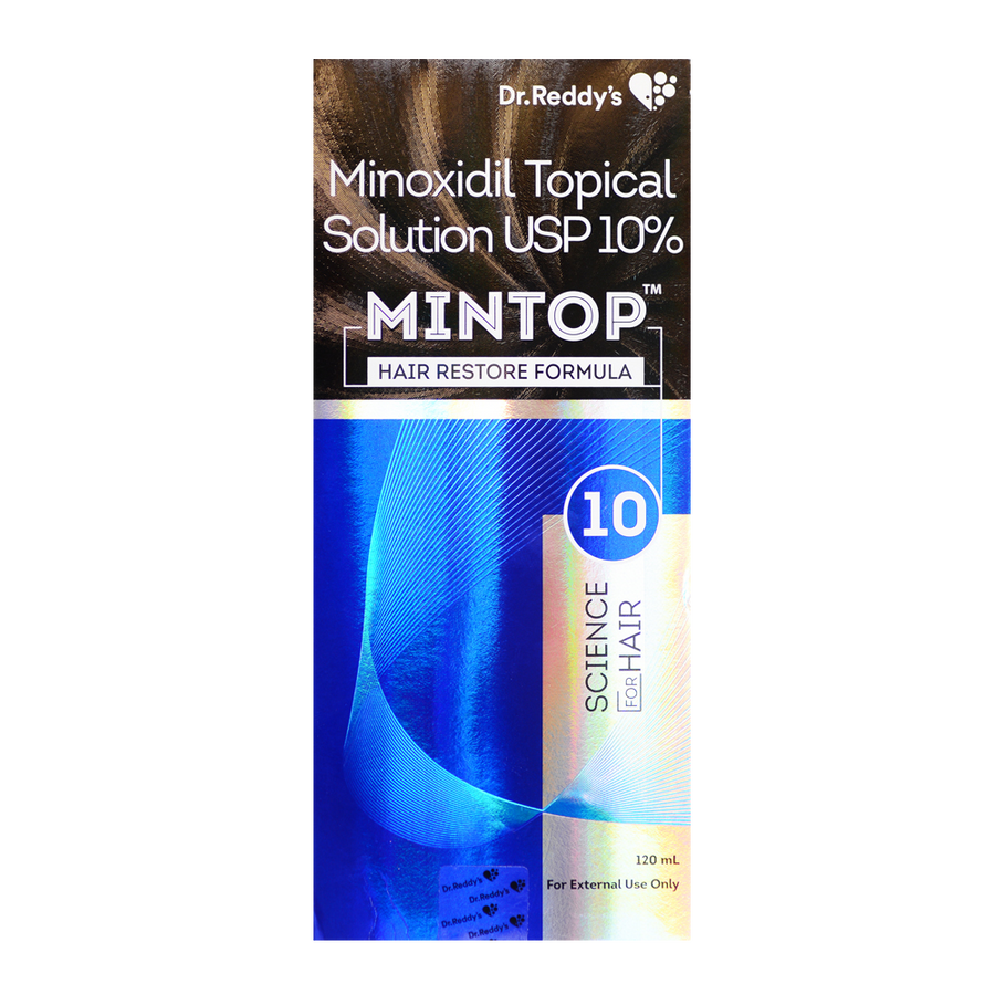 10% Mintop 120ml. 2 Month Supply Minoxidil Extra Strength Topical Solution.