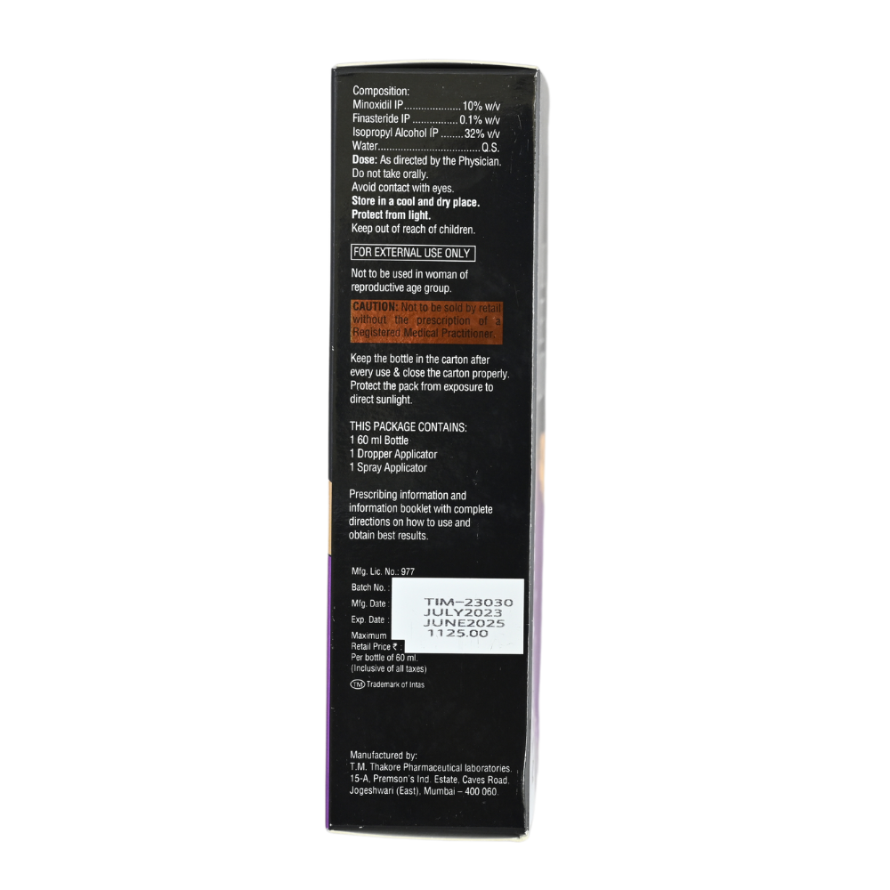 Intas Hair Solution 60 ml Complete Hair Solution.