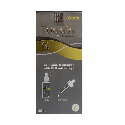 Tugain 10% Minoxidil Extra Strength Topical Solution for Men.