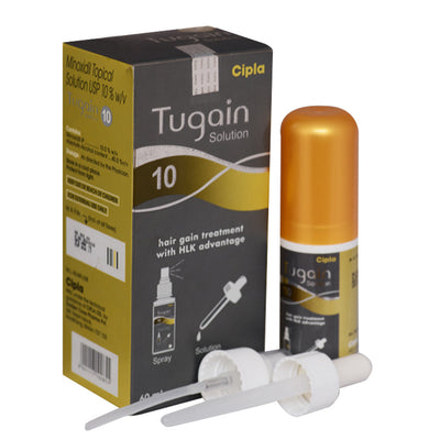 Tugain 10% Minoxidil Extra Strength Topical Solution for Men.